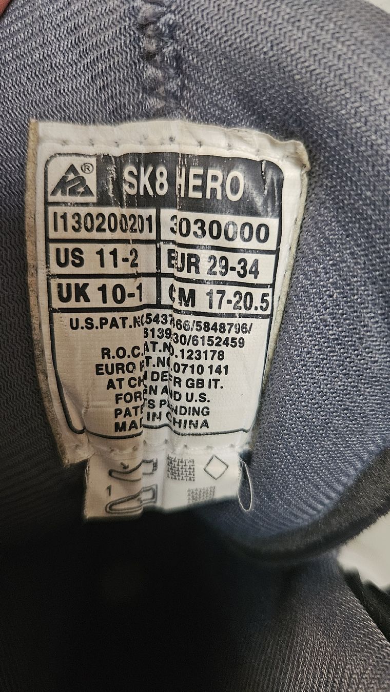 K2 Inline-Skating & Rollschuhe: Roller Inline K2 SK8 HERO, pointure 29-34,  – Gebraucht aus Neyruz FR von Philou6 4