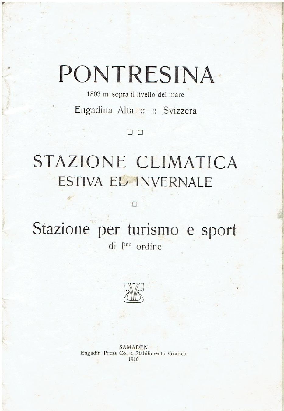 Bücher: Pontresina italienisch – Defekt aus Flims - Dorf von Stagediver