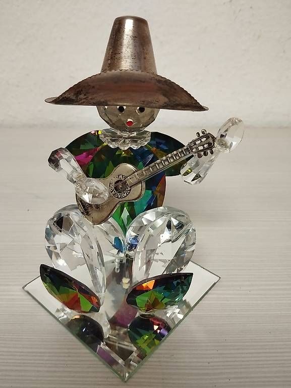 Statuette: 2 pezzi Swarovski originali  pavone e pagliaccio – Usato da Agno venduto da ant_tx57