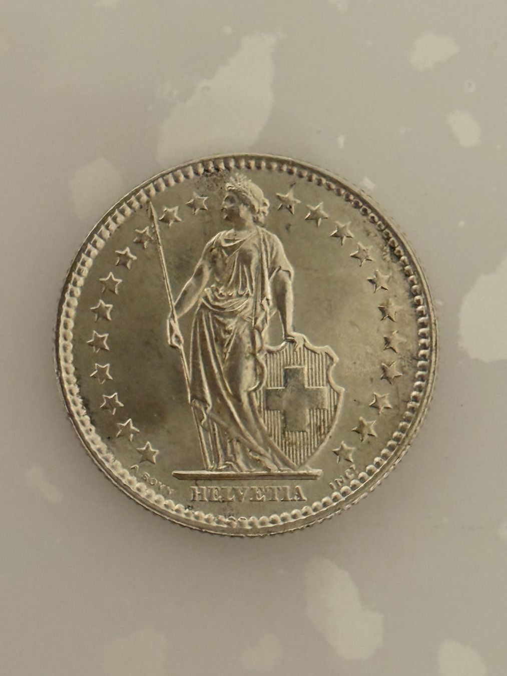 Tutti le monete: 2 Franken 1957  Unz – Nuovo (secondo la descrizione) da Wallisellen venduto da SWISS_SILVER1