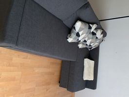 Ikea Ecksofa Bettfunktion & Stauraum dunkelgrau gut erhalten