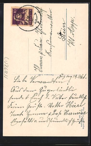 Cartoline postali: AK Luzern, Zytturm mit Grabenstrasse – Usato da Berlin venduto da bartko-reher 1