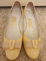 Salvatore Ferragamo, ballerine, 38, cuir vernis