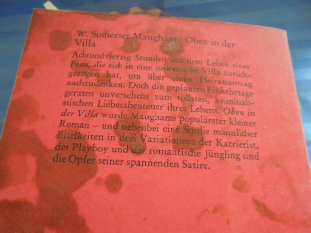 Bücher: W.S. Maugham: Oben in der Villa – Gebraucht aus Hinwil von Glasperlen 1
