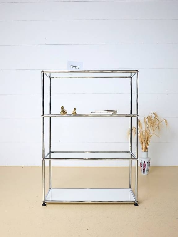 USM Scaffali: USM Sideboard / Regal mit Glastablar, Lieferung möglich – Usato da Meinisberg venduto da atelier_TILIJA 2