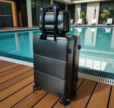 Beautycase + Reisekoffer Gr. L gateBAG 67cm Anthrazit NEU