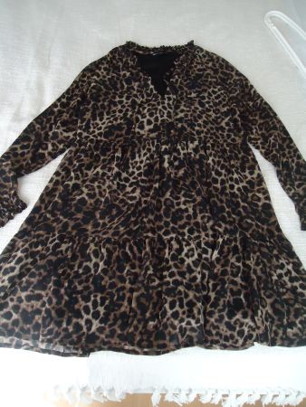 Kleid Leoprint Gr.40