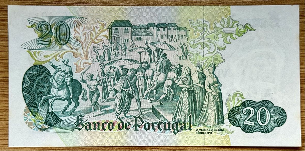 Banconote: 20 Escudos Portugal 1971!!! UNC!!! – Nuovo (secondo la descrizione) da Oberentfelden venduto da NunoLouro 1