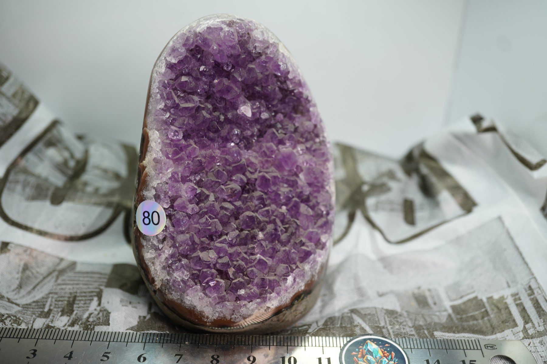 Mineralien & Heilsteine: Amethyst Druse  9cm x 6cm    Direkt – Neu und originalverpackt aus Eschenbach SG von topstone 4
