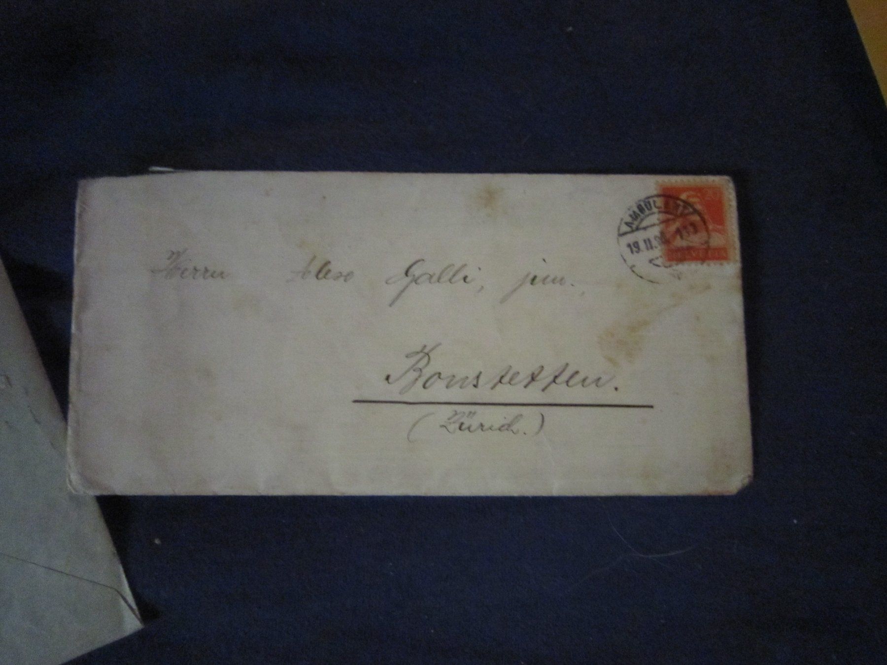 Tutti i francobolli: A3 AMBULANT schöne Belege ab 1903 – Usato da Giubiasco venduto da sal_9j6w 3