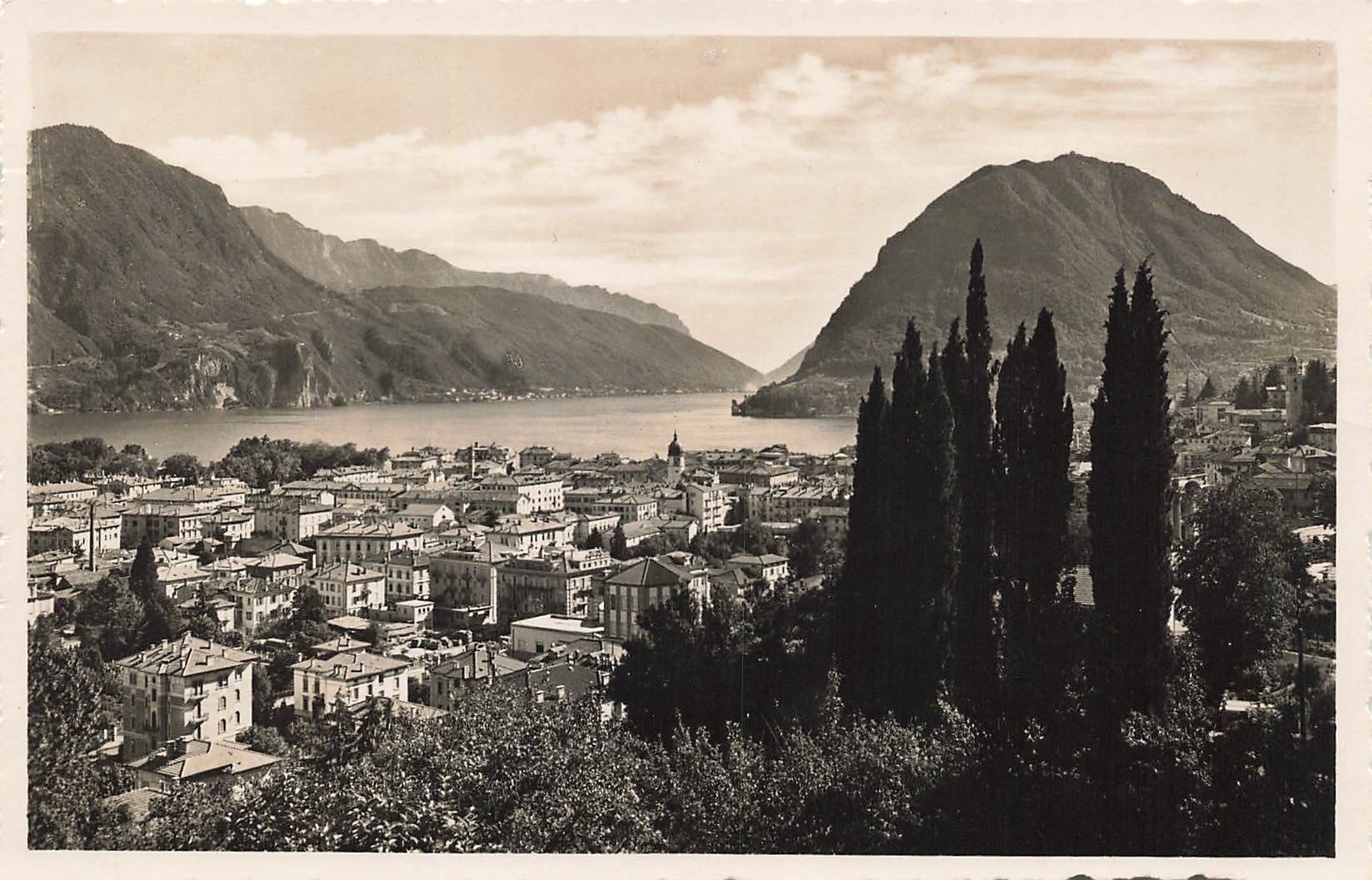 Ansichtskarten: Lugano – Gebraucht aus Biasca von Blenio71