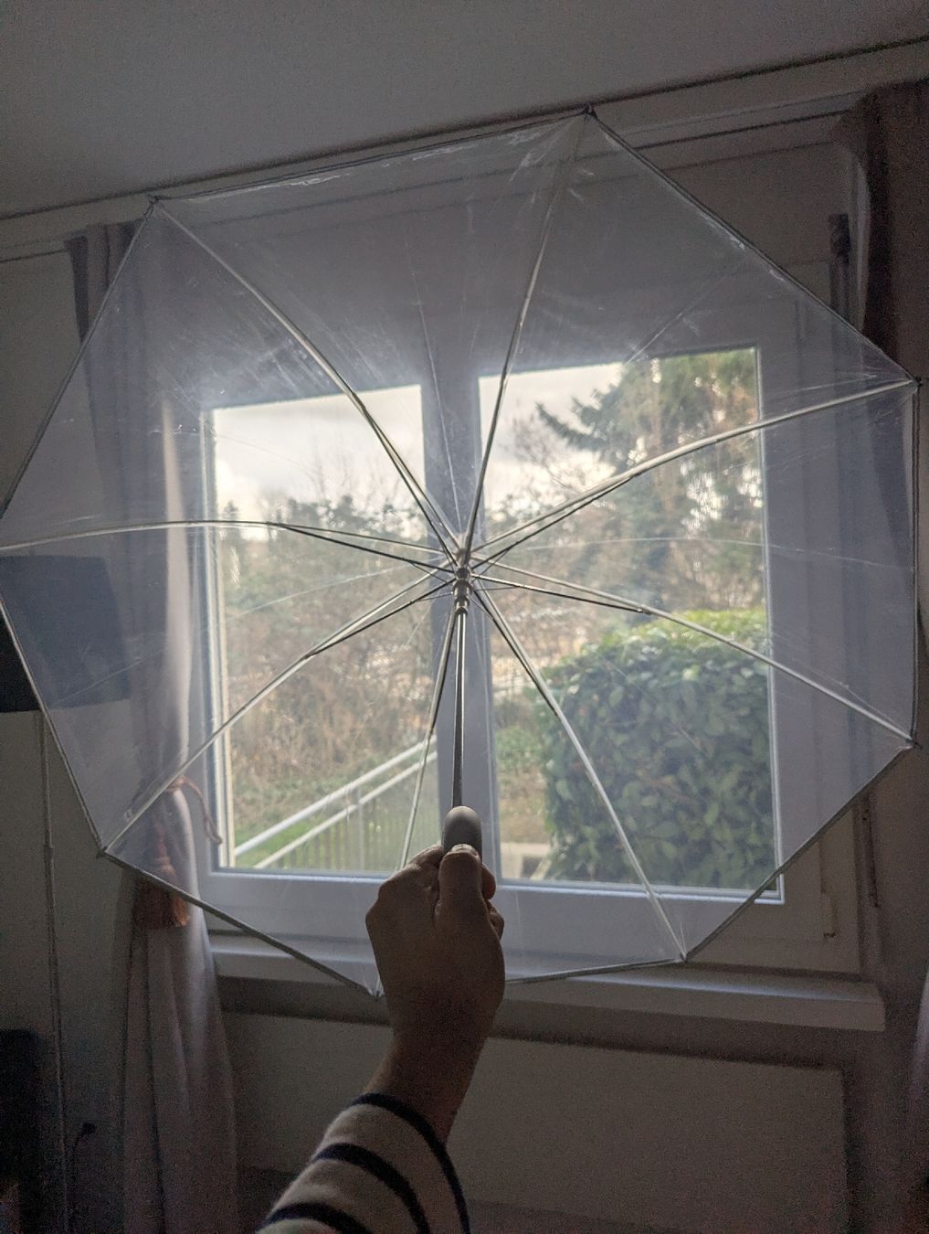 Ombrelli: big transparent umbrella, see-through – Nuovo (secondo la descrizione) da Schlieren venduto da maseam 4
