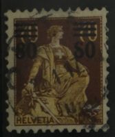CH - Helvetia m. Schwert - SBK Nr. 135.2A.01 - offene 8