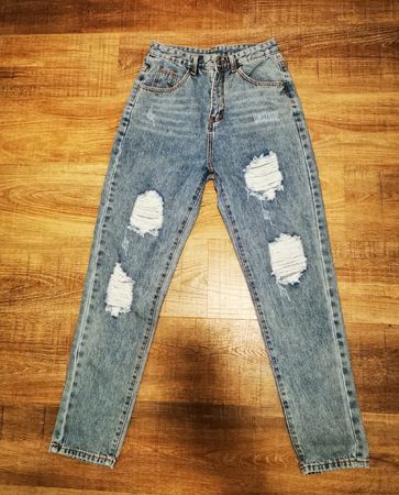 Jeans Destroyed Look, Grösse S
