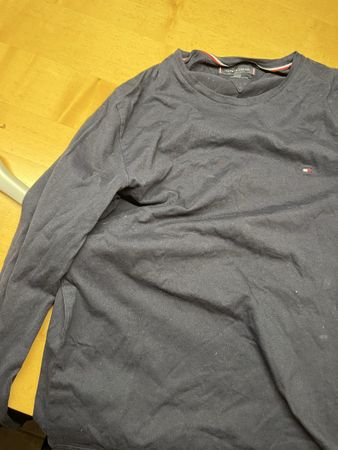 Tommy Hilfiger Herren Longsleeve, Grösse L, Navy Blau
