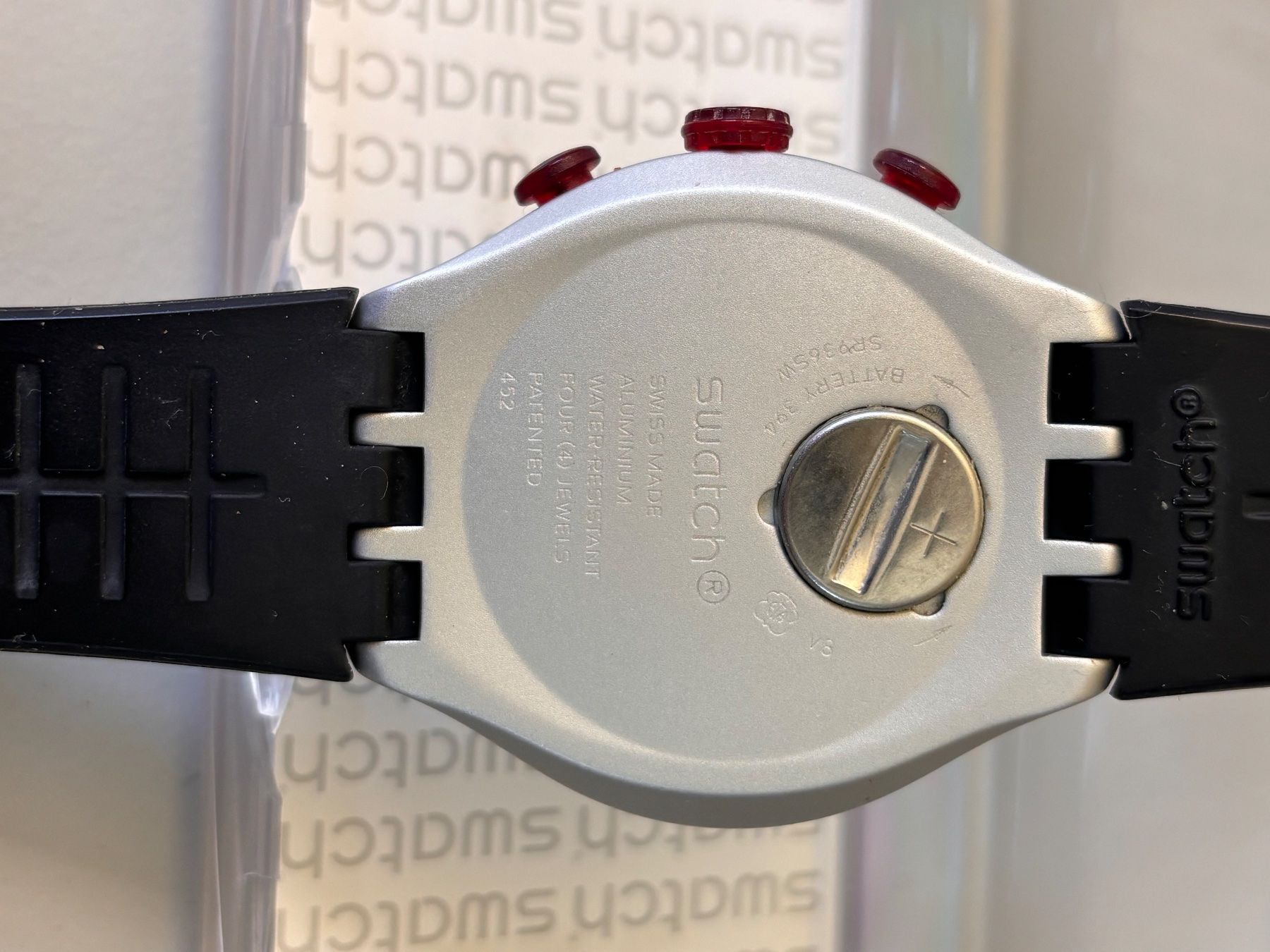 Swatch Orologi: Swatch Irony Xlite Chrono Red Wheel – Usato da Hindelbank venduto da brm_72zv 3
