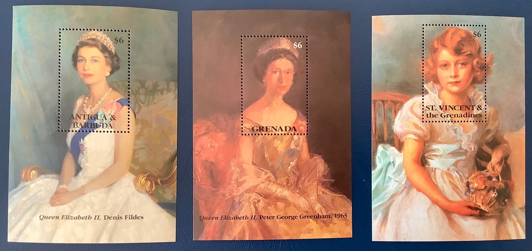 Tutti i francobolli: Queen Elisabeth II / Grenada - Bermuda - St. Vincent ** – Nuovo (secondo la descrizione) da Liestal venduto da Skunk02