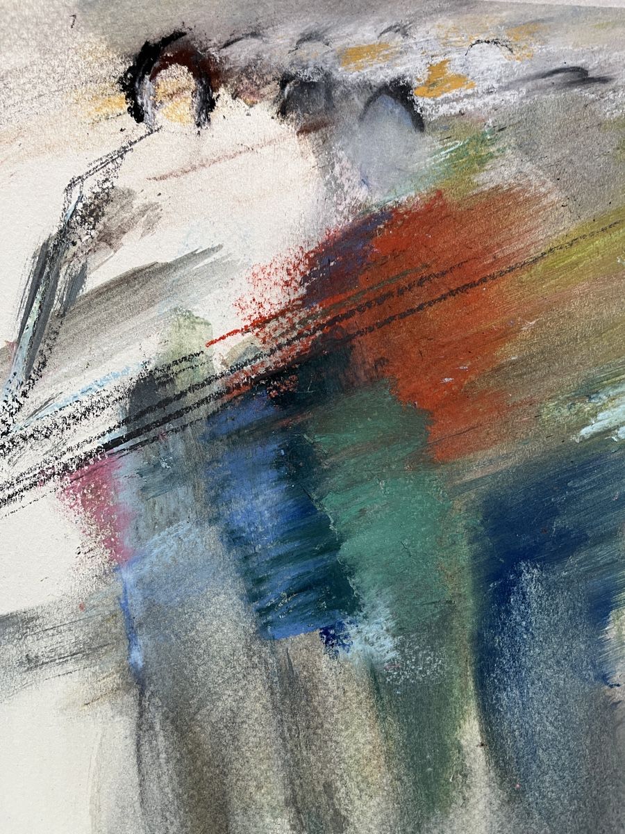 Dipinti: Gouache / modernes Werk von Hanni Studer 1996 – Usato da Gelterfingen venduto da liq-nator 2