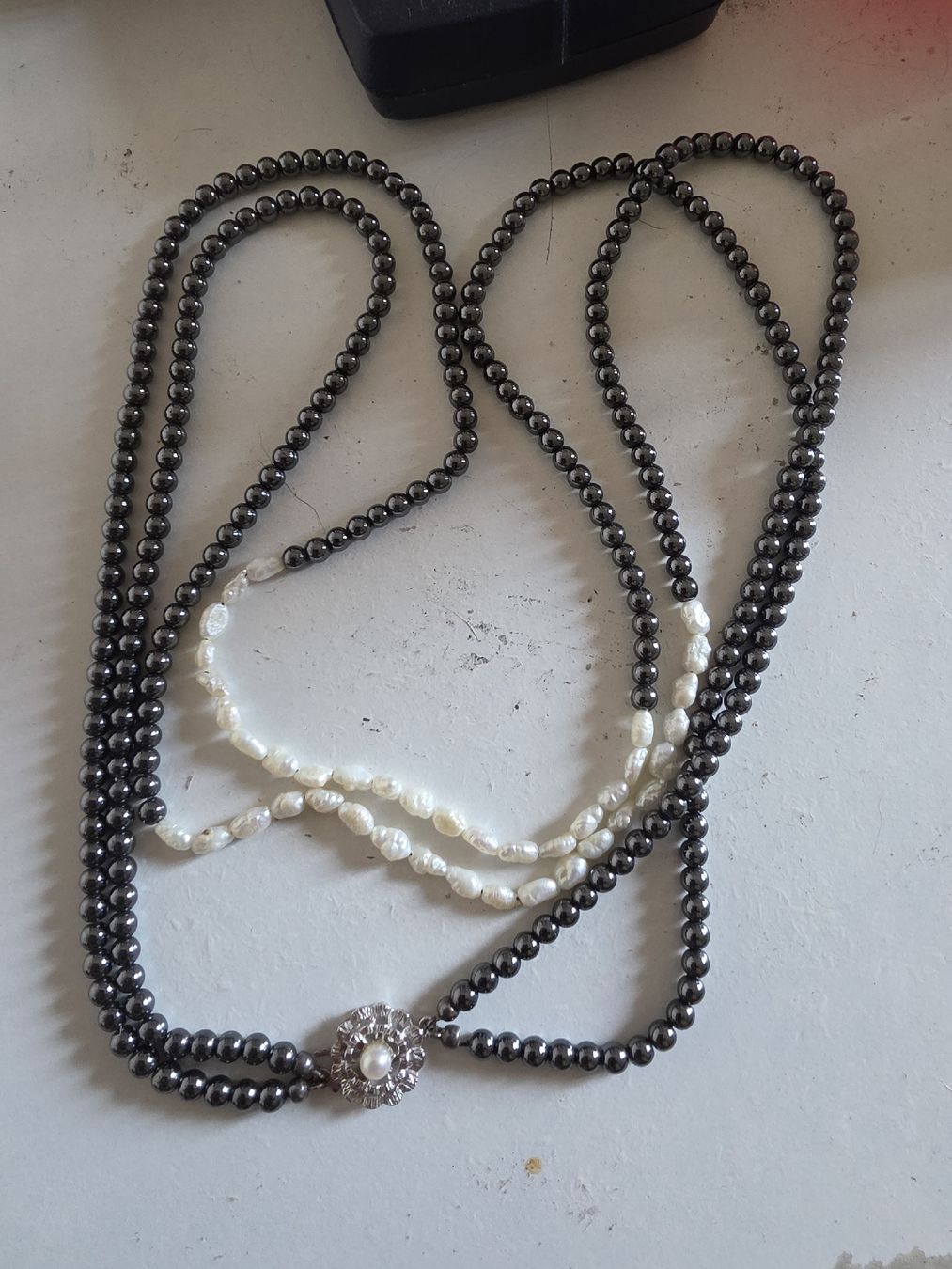 Ketten: Collier de perles cultivées + d'eau douce  – Neu (gemäss Beschreibung) aus Neuchâtel von e57_h6y5