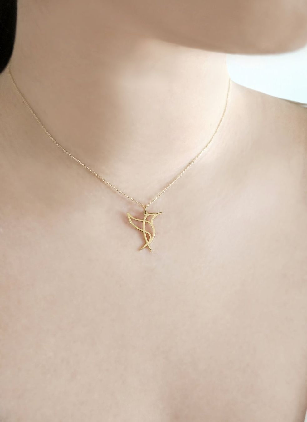 Anhänger: Pendentif colibri or 9 carat – Neu (gemäss Beschreibung) aus Fribourg von marie.fi 1