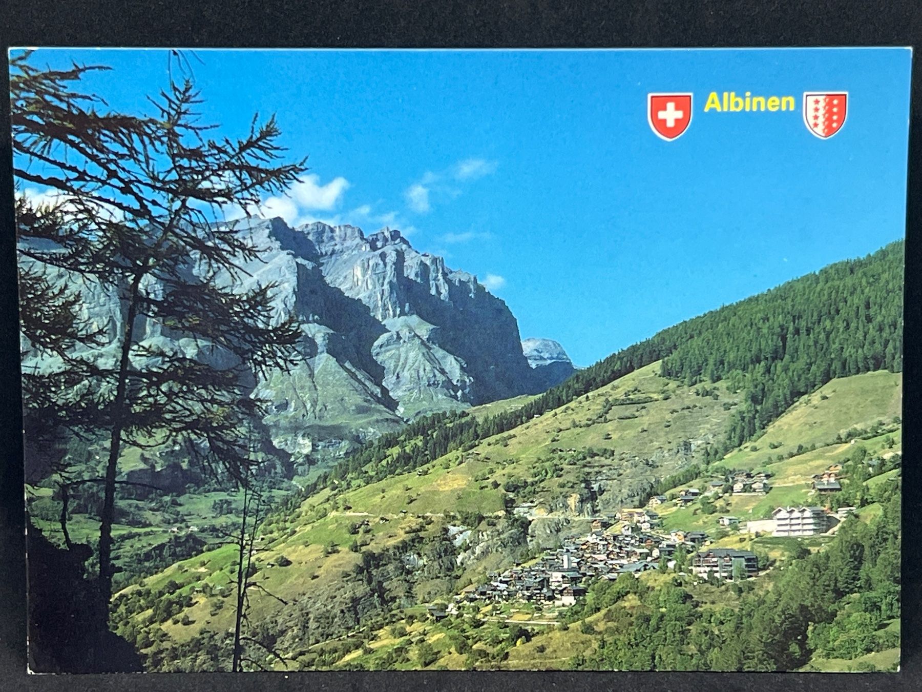 Cartoline postali: Albinen 1300m, Wallis Leeshörner – Usato da Widnau venduto da Brusi9