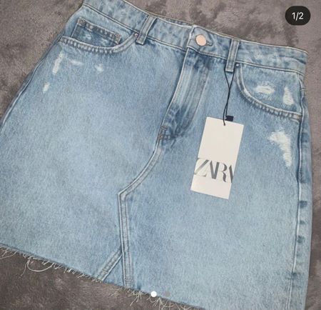 Zara skirt jeans