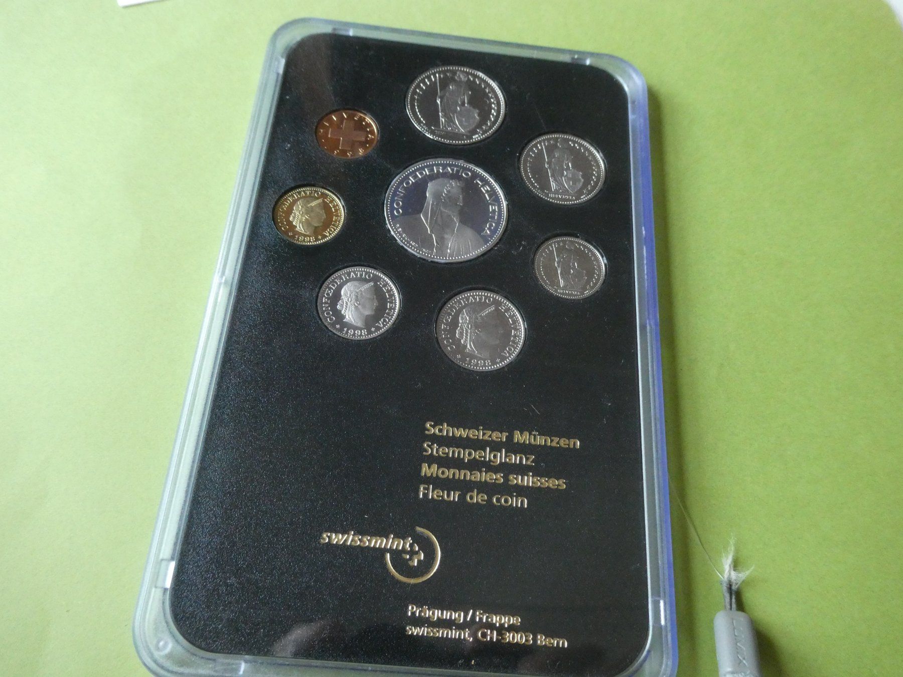 Toutes les monnaies: Schweiz 1998, Münzsatz  stempelglanz – Neuf (Voir description) à Hinterforst par Rohusri
