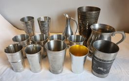 Zinn Konvolut 14-tlg – SIGG Frauenfeld, Stadtmusik ZH, Carfa