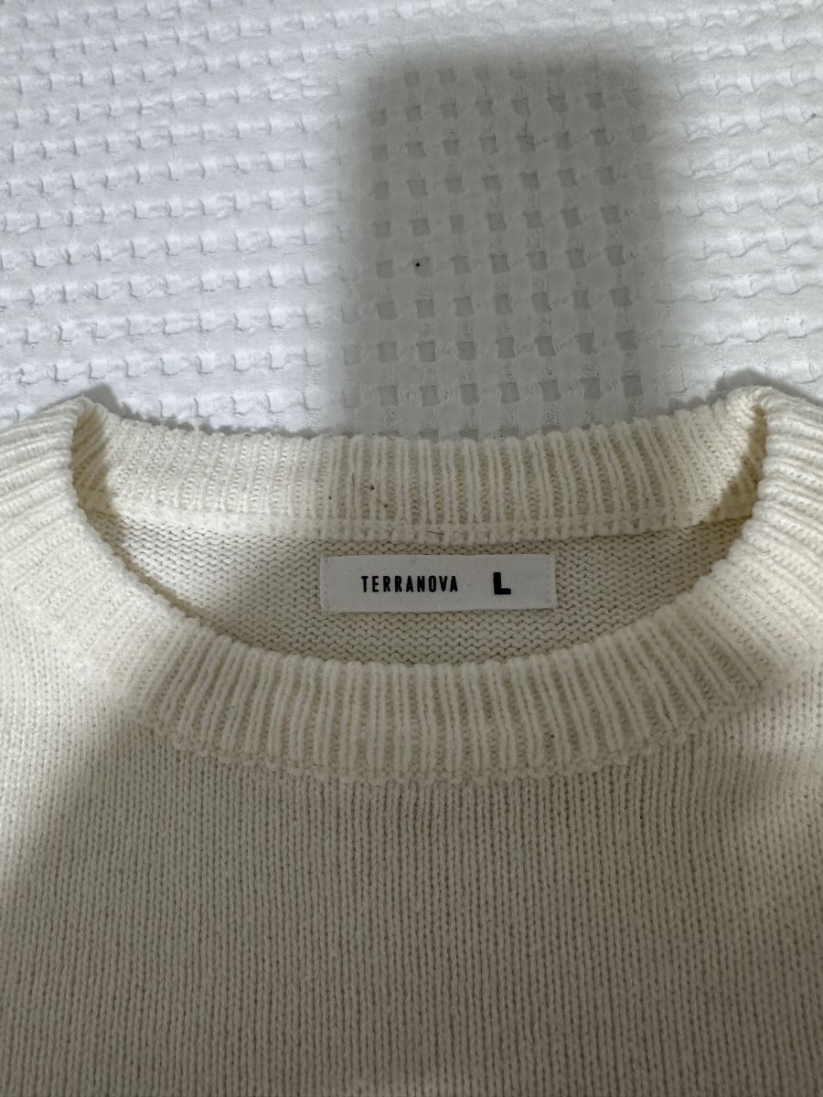 Pulls & Sweat-shirts: Pullover Terranova cremeweiss Grösse L – D'occasion à Oberurnen par nes_8xqt 2