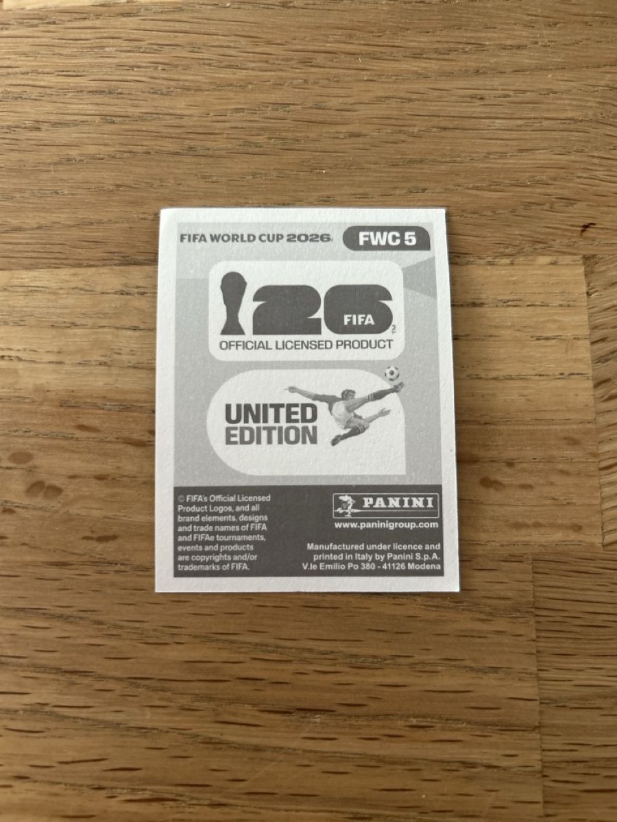 Panini Carte collezionabili: FWC 5 Panini – Nuovo (secondo la descrizione) da Bern venduto da cin_r7xm 1