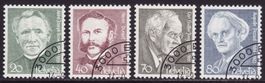 Satz SBK-Nr. 617-620 (Porträtmarken 1978) gestempelt
