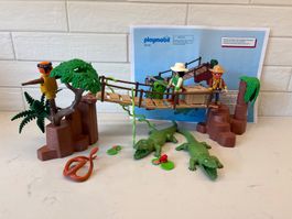Playmobil 3016 pont suspendu avec crocodile 🐊