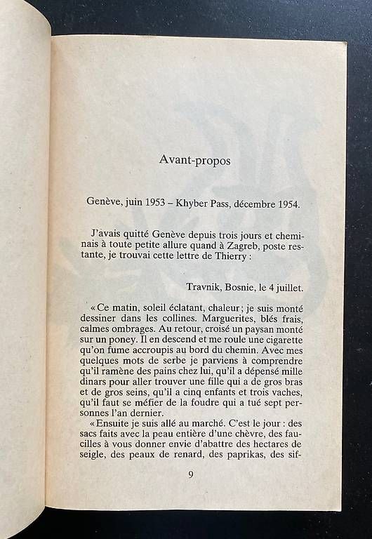 Libri: L'usage du monde, Nicolas Bouvier – Usato da Zürich venduto da Pascal_2bzx 2