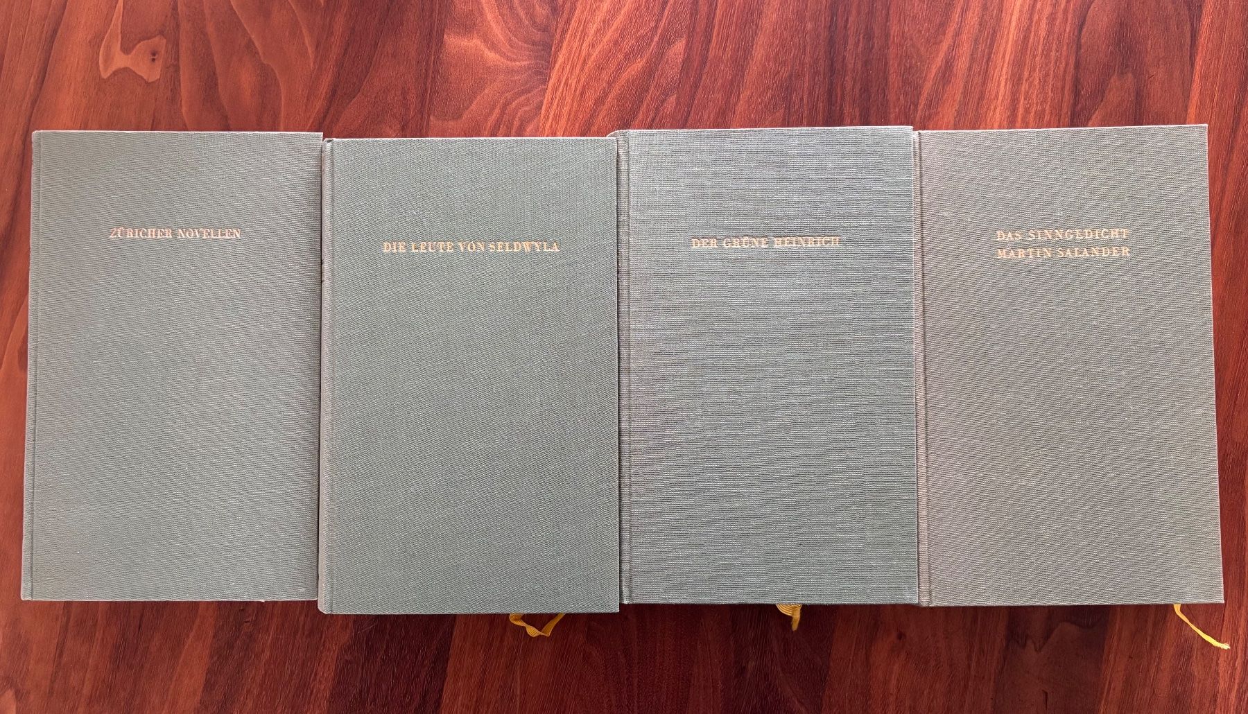 Libri: 4 Bände von GOTTFRIED KELLER – Usato da Zürich venduto da Tzhkely24