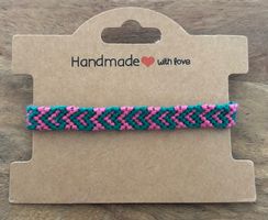 Armband /Freundschaftsband Herz - Handmade