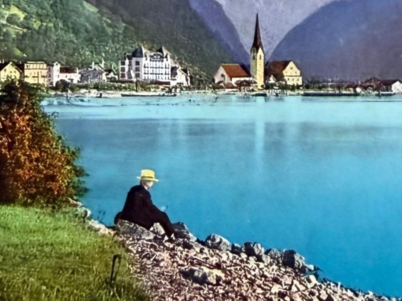 Cartoline postali: Flüelen - Animation 1924 – Usato da Lutry venduto da Ediego 1