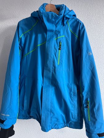 Bergson Skijacke Winterjacke Gr. S blau/grün