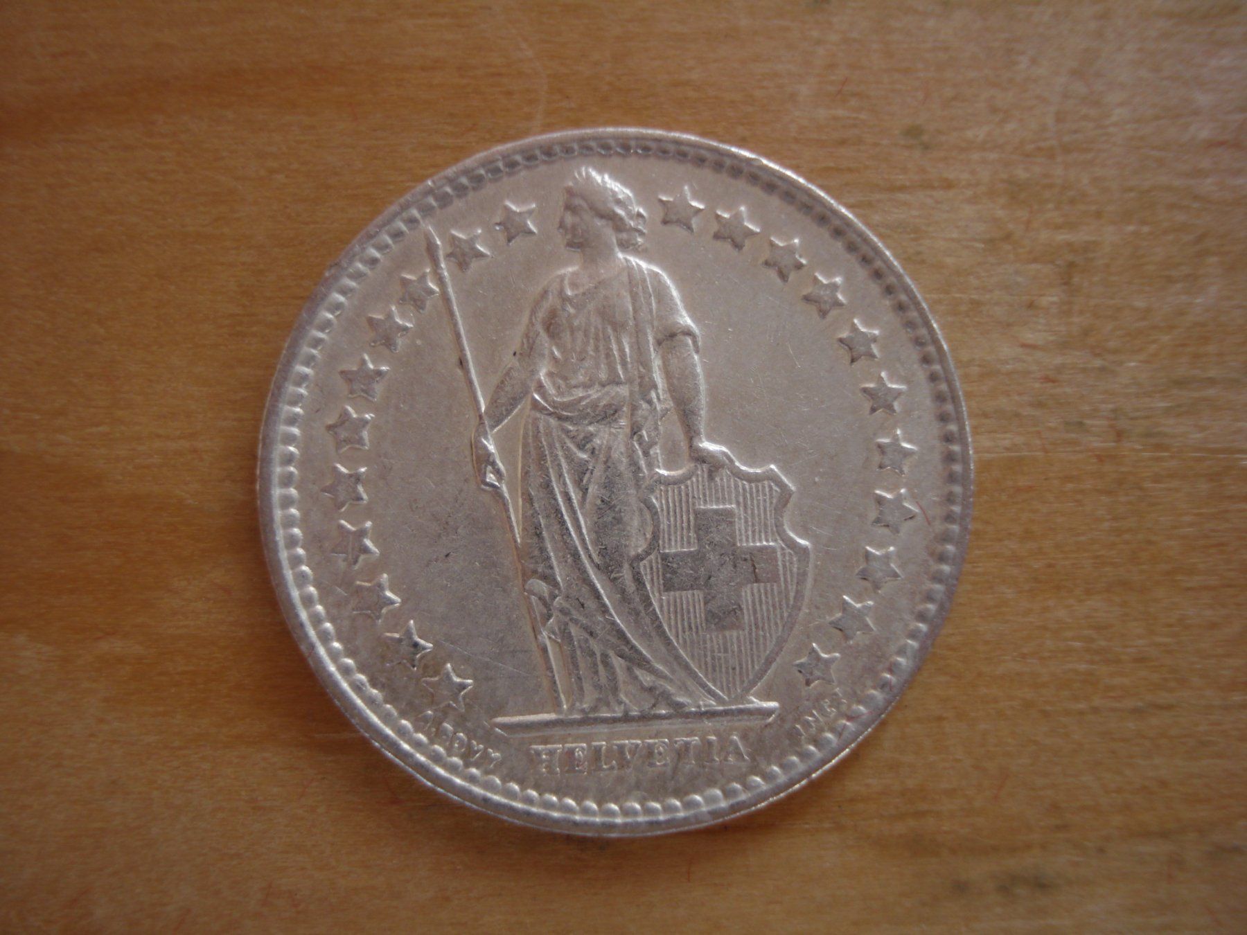 Tutti le monete: (C1) 1/2 Franken 1913 UNZ- – Usato da Erlach venduto da Net-Coins 1