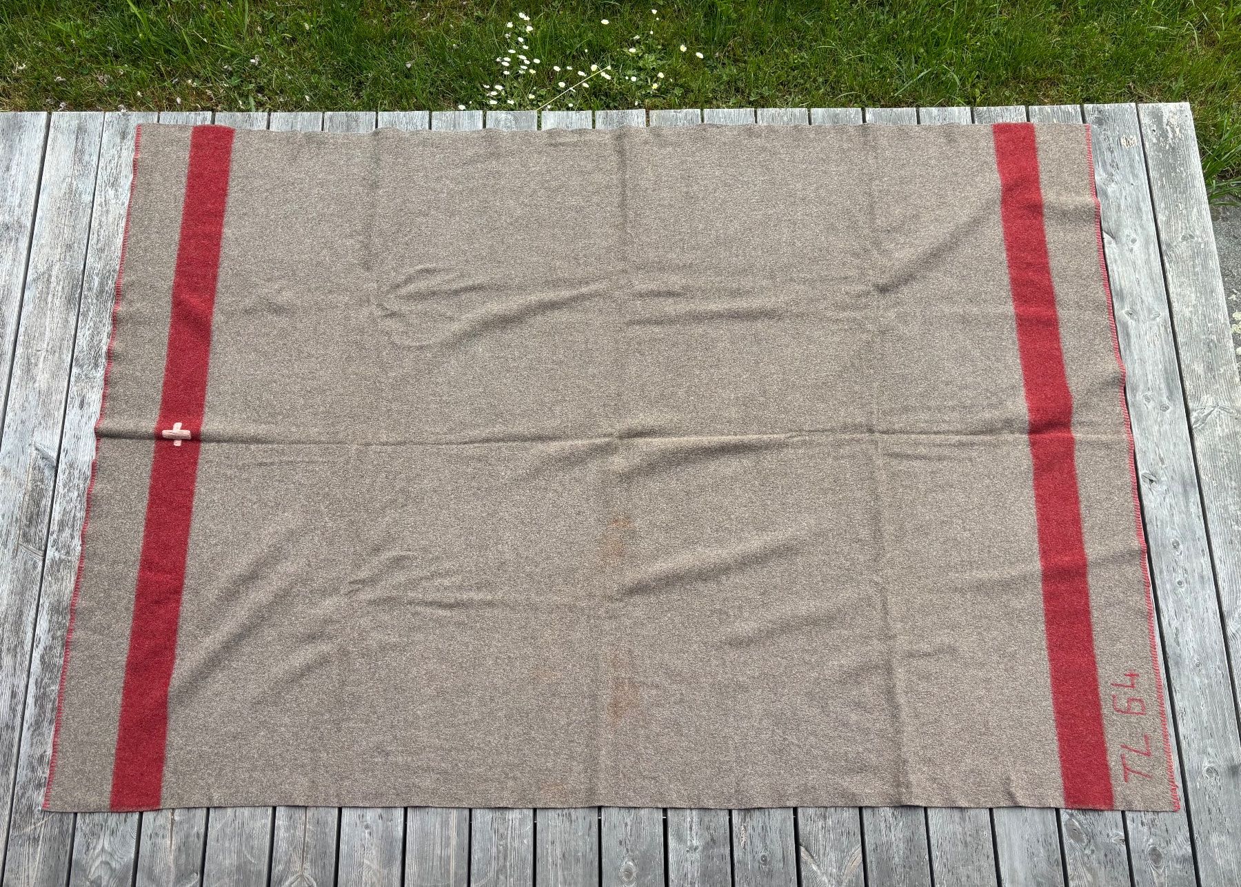 Schweizer Armee Coperte: Schweizer Militär Wolldecke, Armeedecke – Usato da Lüchingen venduto da Eeizo