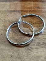 Echt Silber 925 Creolen Ohrringe Schmuck NEU