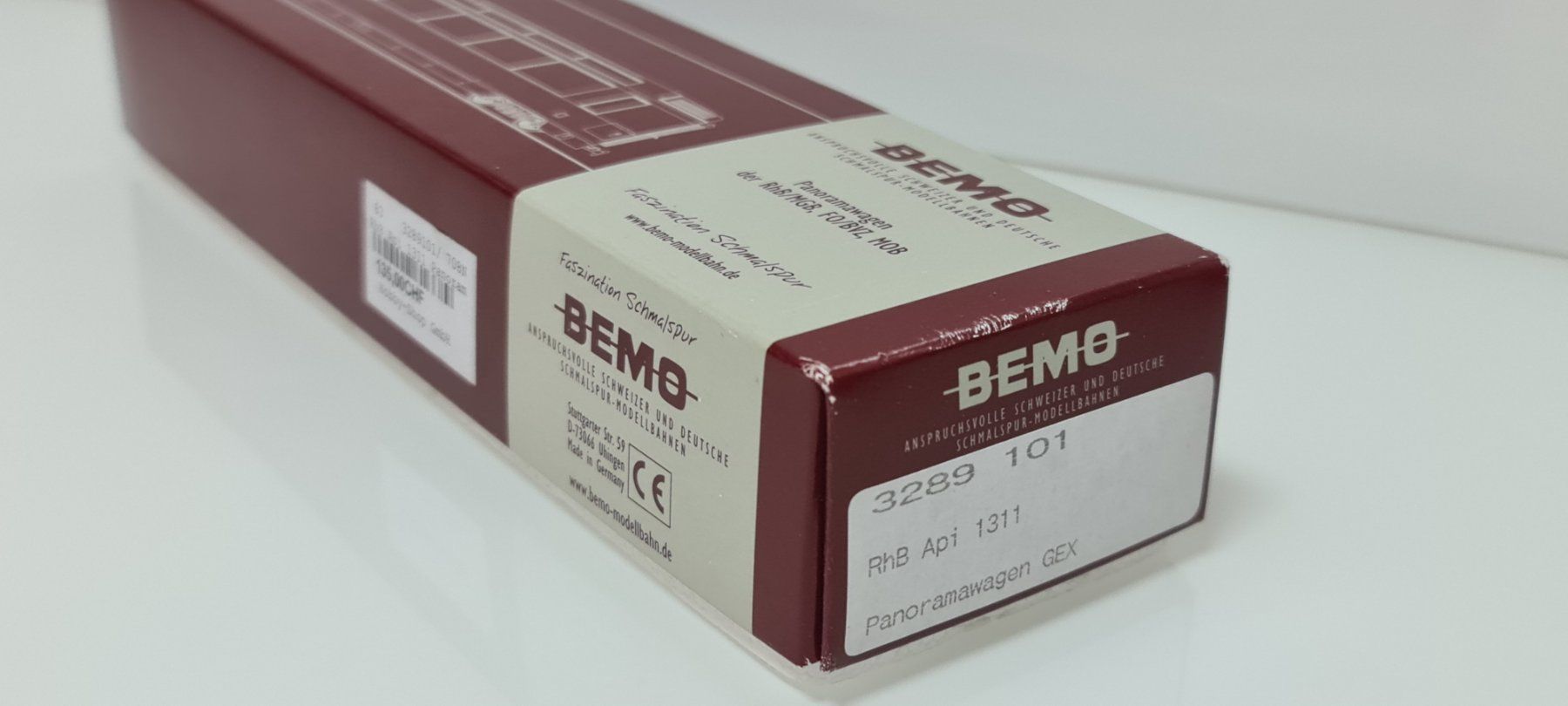 Bemo Modellini di ferrovie: Bemo RhB  Panoramawagen GEX Api1311   3289 101 – Nuovo (secondo la descrizione) da Neuenhof venduto da ludovicco 2