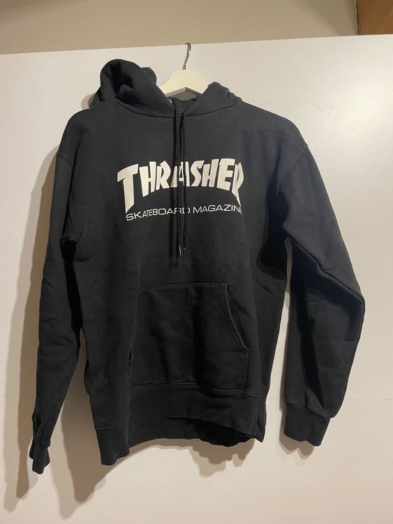 Thrasher Kapuzenpulli Mit Flammen-Logo - Skate Style In Marineblau
