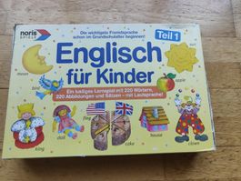 Englisch für Kinder Lernspiel, 220 Wörter, komplett 