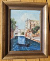 Venedig Gemälde Signiert