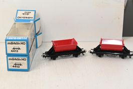 Märklin HO/AC 4413 Güterwagen 2 Stk mit OVP