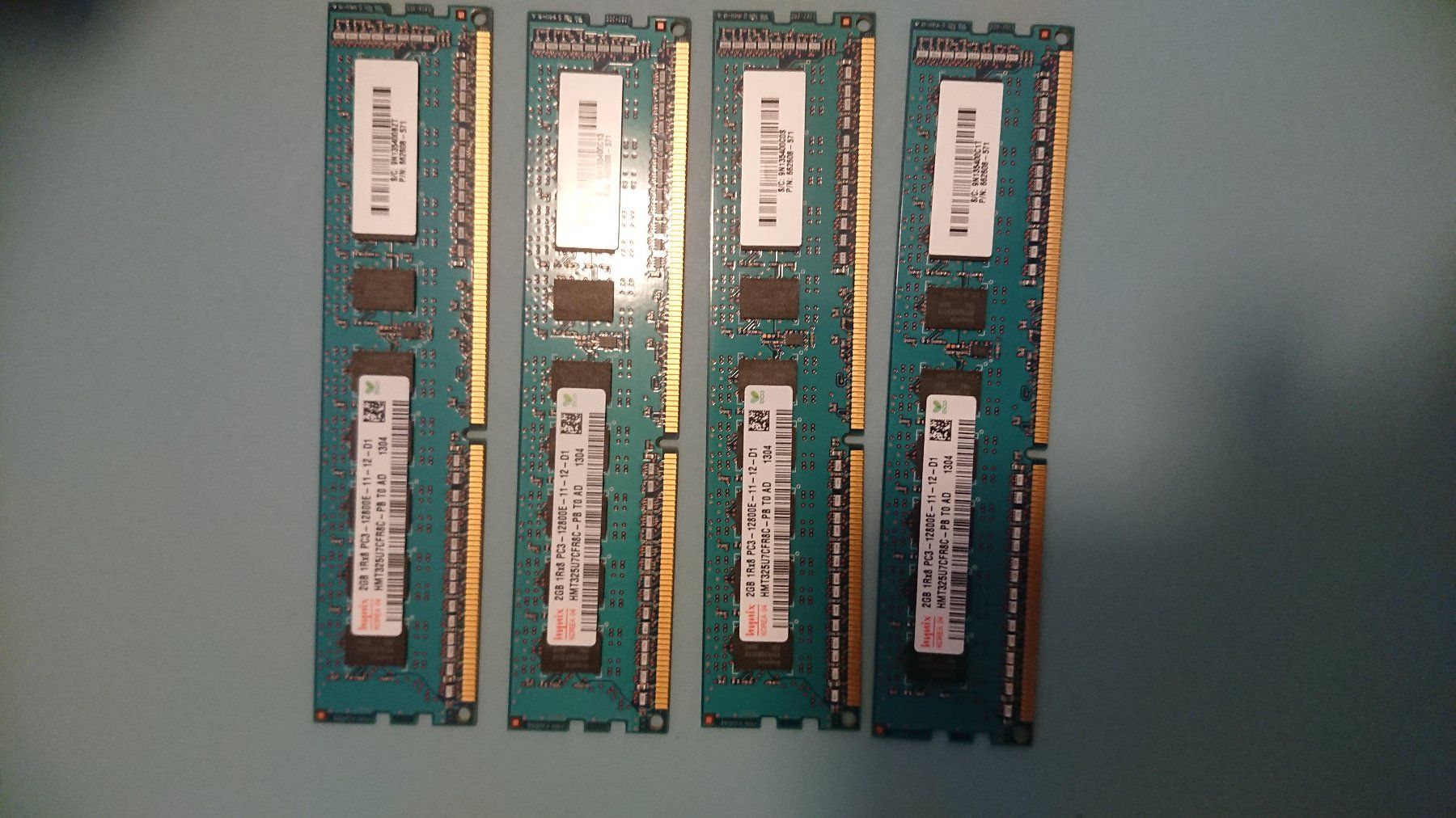 Memoria / RAM: 4x 2GB DDR3 PC3-12800E ECC Server RAM – Usato da Zürich venduto da Trichte1 3
