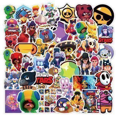 50 tlg Stickerset Brawl Stars Supercell | Kaufen auf Ricardo