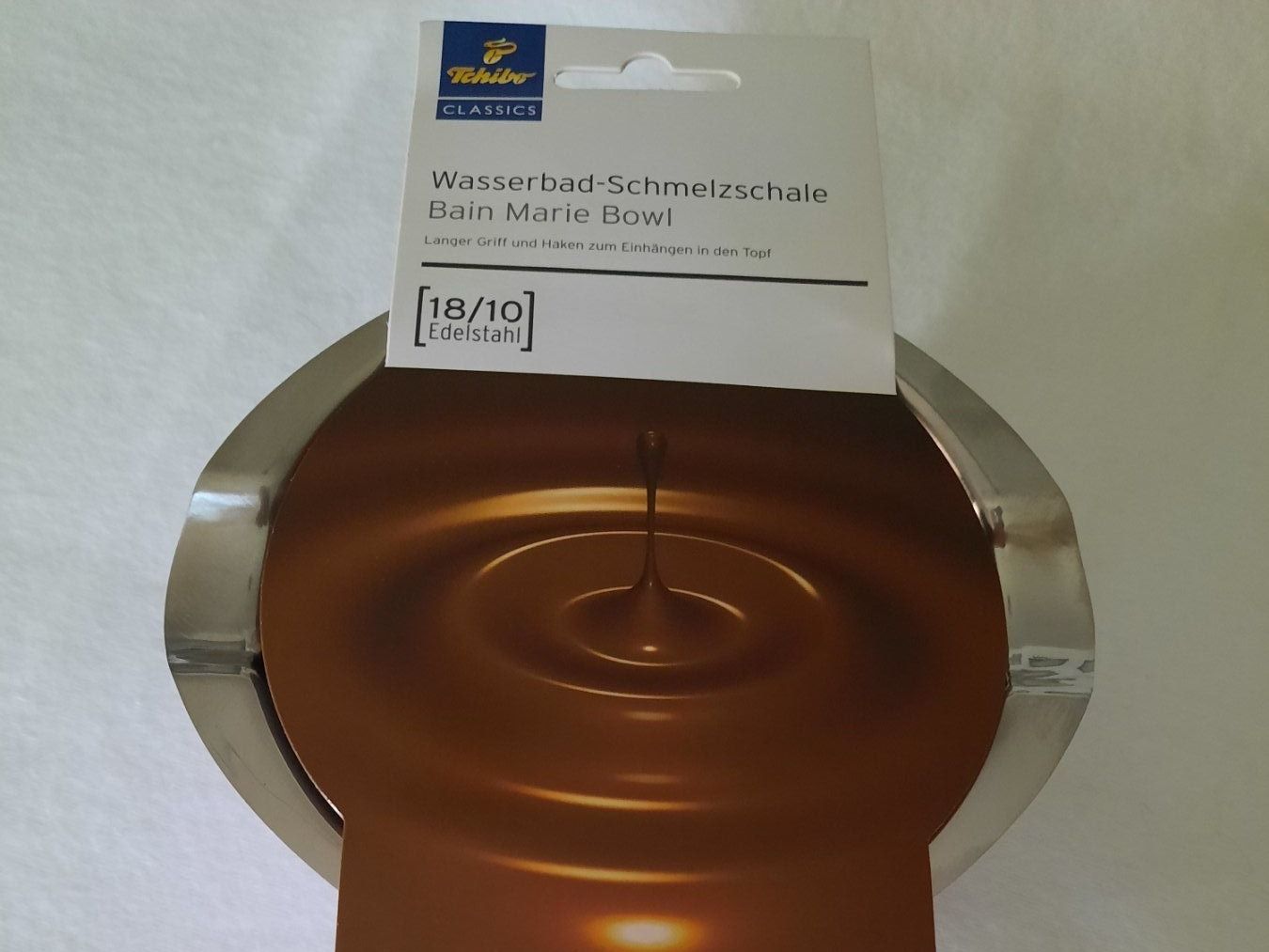 Tchibo Elettrodomestici da cucina: Wasserbad-Schmelzschale, Chromstahl – Nuovo e nell'imballaggio originale da Allschwil venduto da saphira012