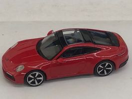 Porsche 911 Carrera 4S Coupe rot 2019 Minichamps 1:87
