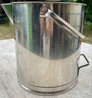 Hochwertiger Edelstahl Kessel, 15 L, mit Griff + Ausguss